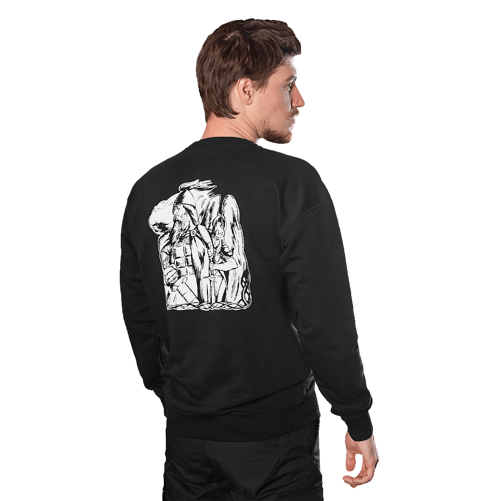 Світшот Camotec Basic 3.0 Перун Чорний KOMBAT