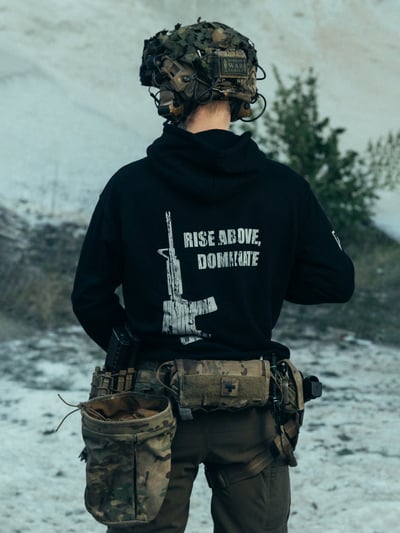 Худі BEZET Commando чорний - Фото 7