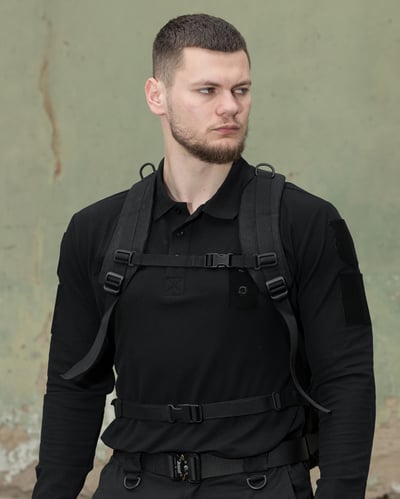 Рюкзак тактичний BEZET Commando чорний - Фото 17