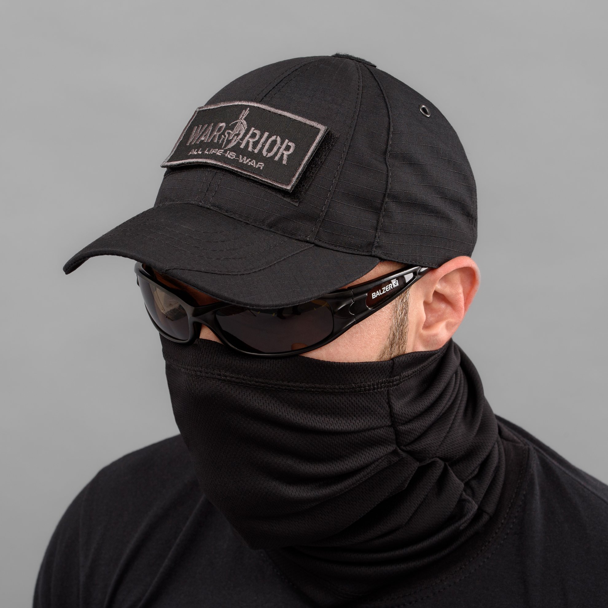 Бейсболка WARRIOR (ВОЇН) BLACK (Rip-Stop) Armoline