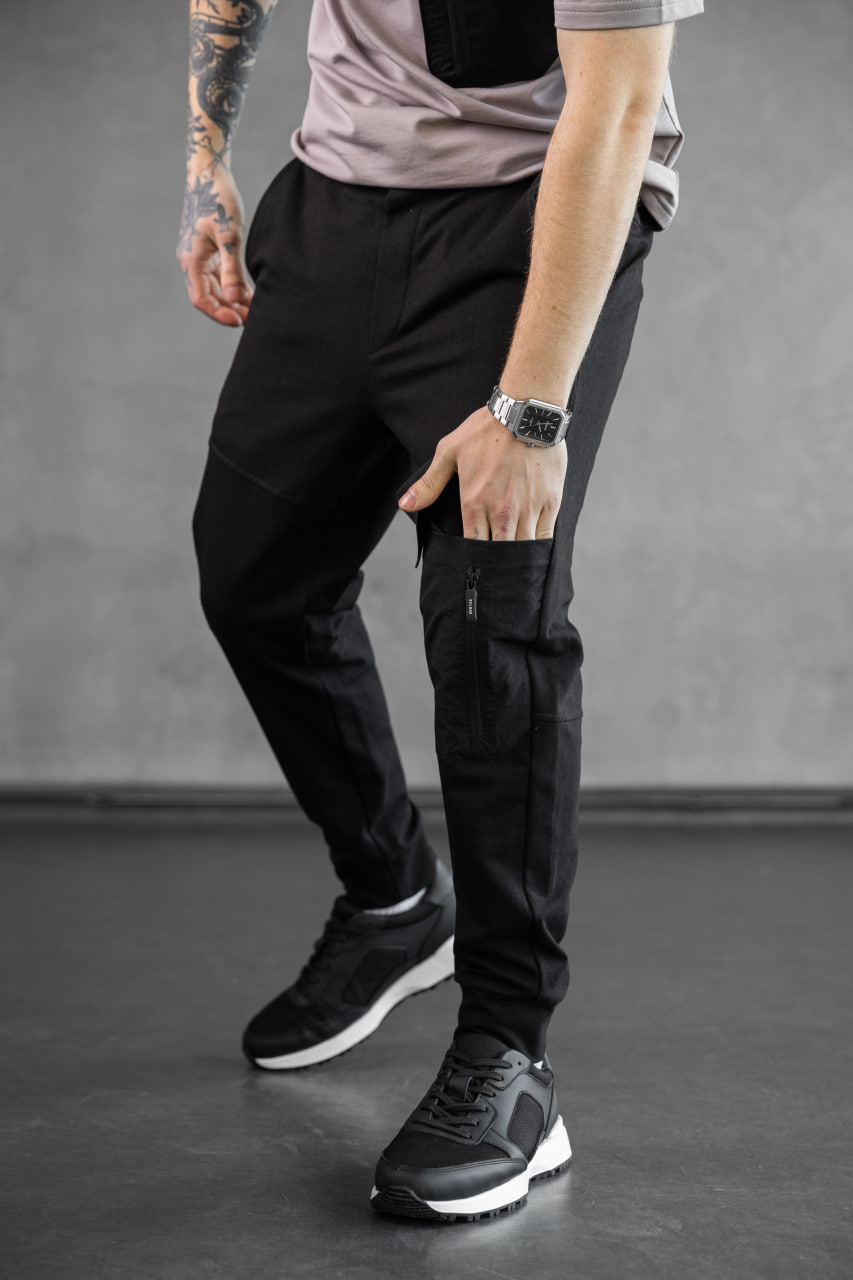 Спортивні штани Reload - Leaf, чорний