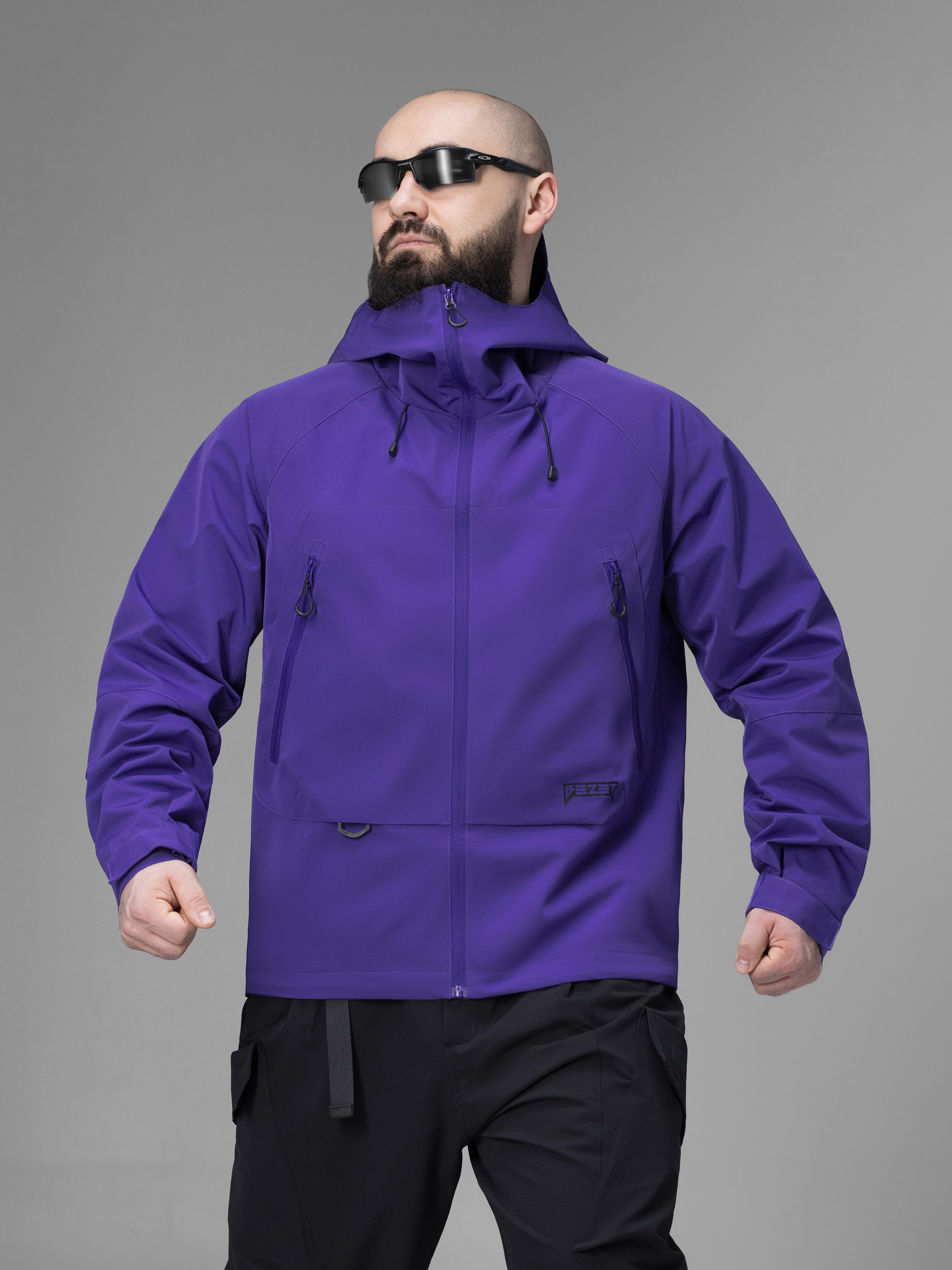 Куртка вітрівка BEZET Trail фіолетовий - Фото 2