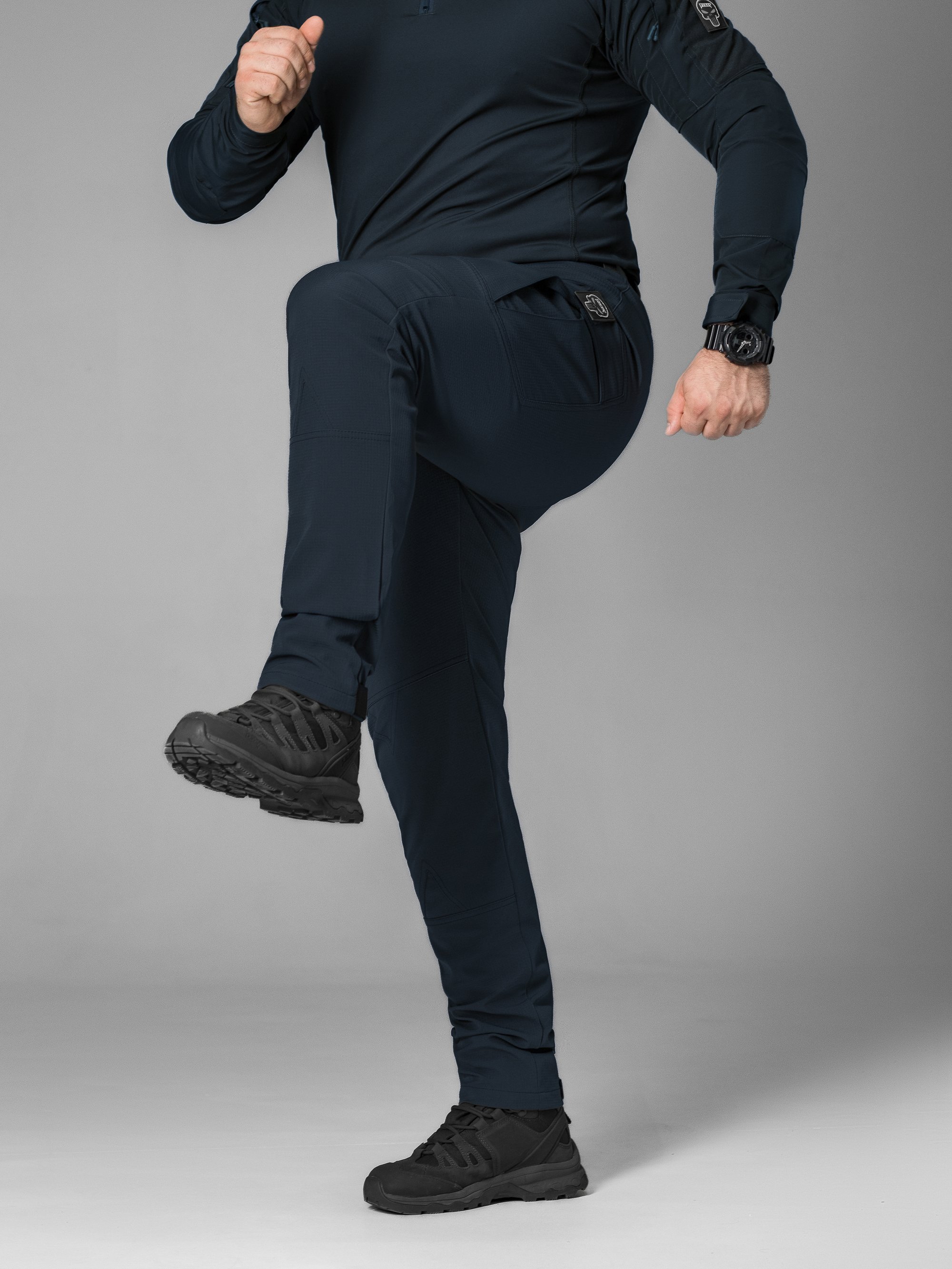 Брюки карго тактичні BEZET Капелан синій - Фото 9