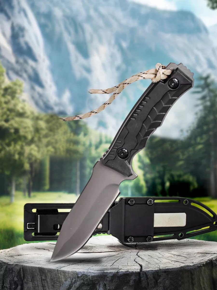 Ніж з кобурою BEZET Cobra чорний