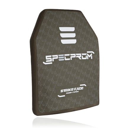 Керамічна бронеплита SPECPROM 5-го класу 2.9 кг, 26 х 33 см Олива