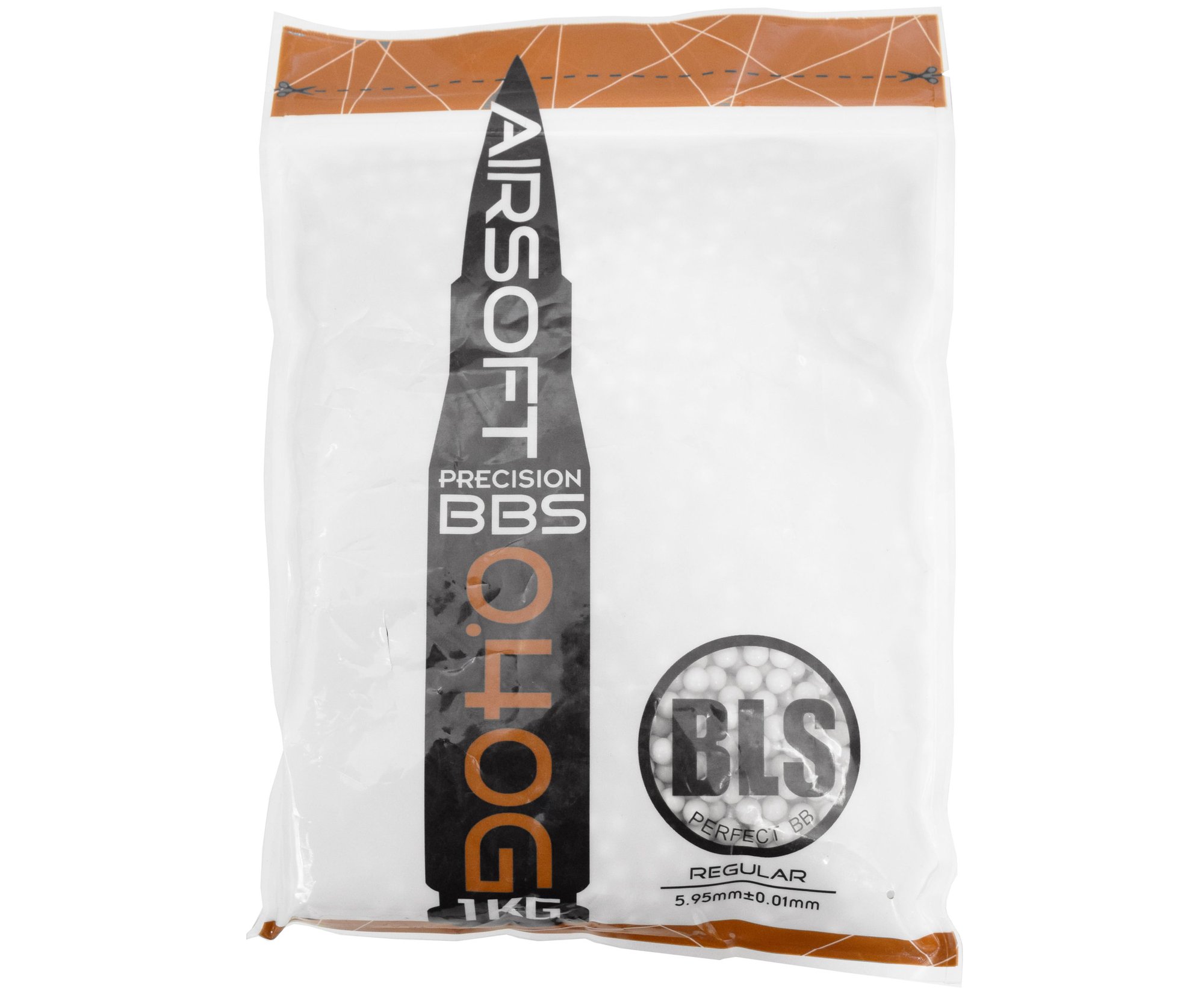 Кульки для страйкболу BLS 0.40 1кг – 2500 шт (білі) Emerson