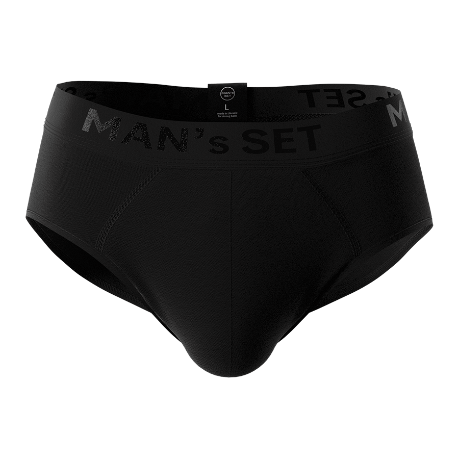 Чоловічі труси брифи Anatomic Briefs 2.0 Black Series Micromodal, чорний MansSet