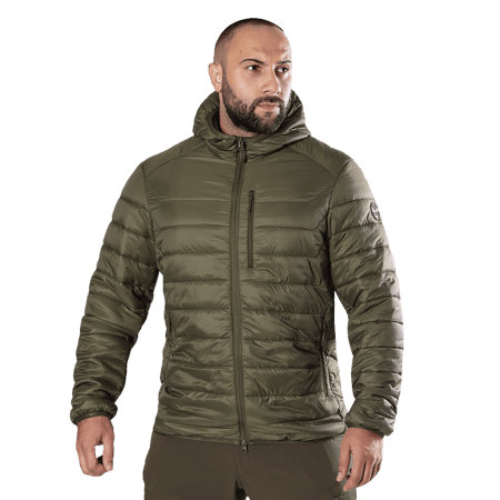 Пуховик Camotec легкий Storm Hood 2.0 Оливковий KOMBAT