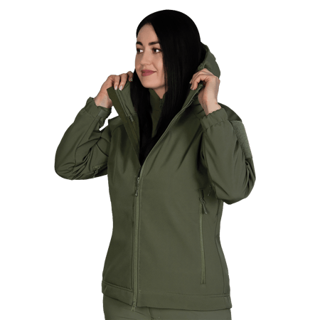 Куртка жіноча Camotec Stalker SoftShell Оливковий KOMBAT