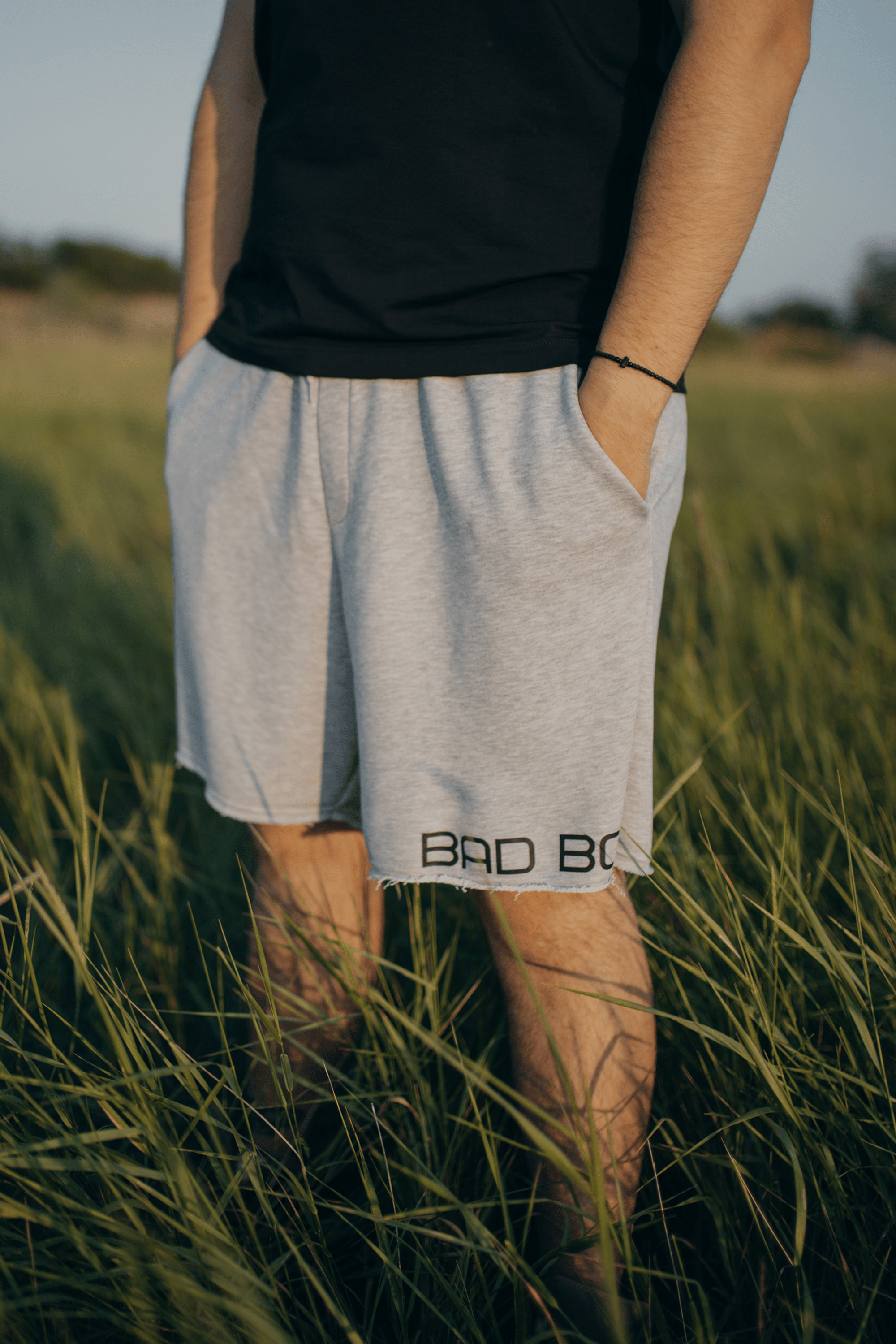 Шорти сірі/меланж Bad Boy Company