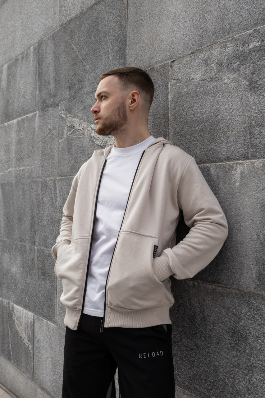 Кофта трехнитка Reload - Gleam, бежевый