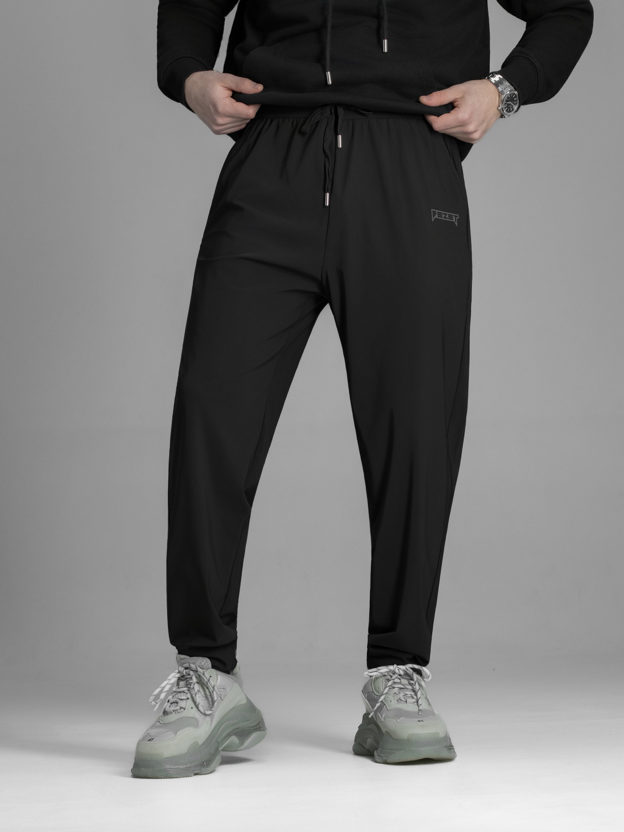 Штани джогери BEZET Raw чорний - Фото 4
