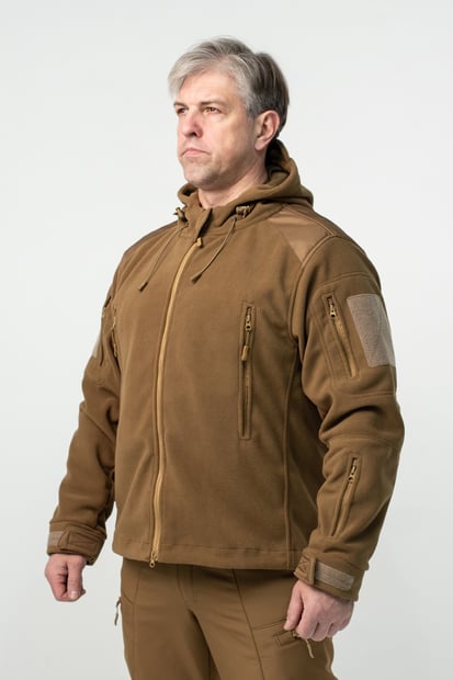 Куртка мікрофліс тактична RMilitary Койот