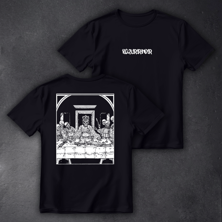 Футболка з принтом Last Supper чорна We feel