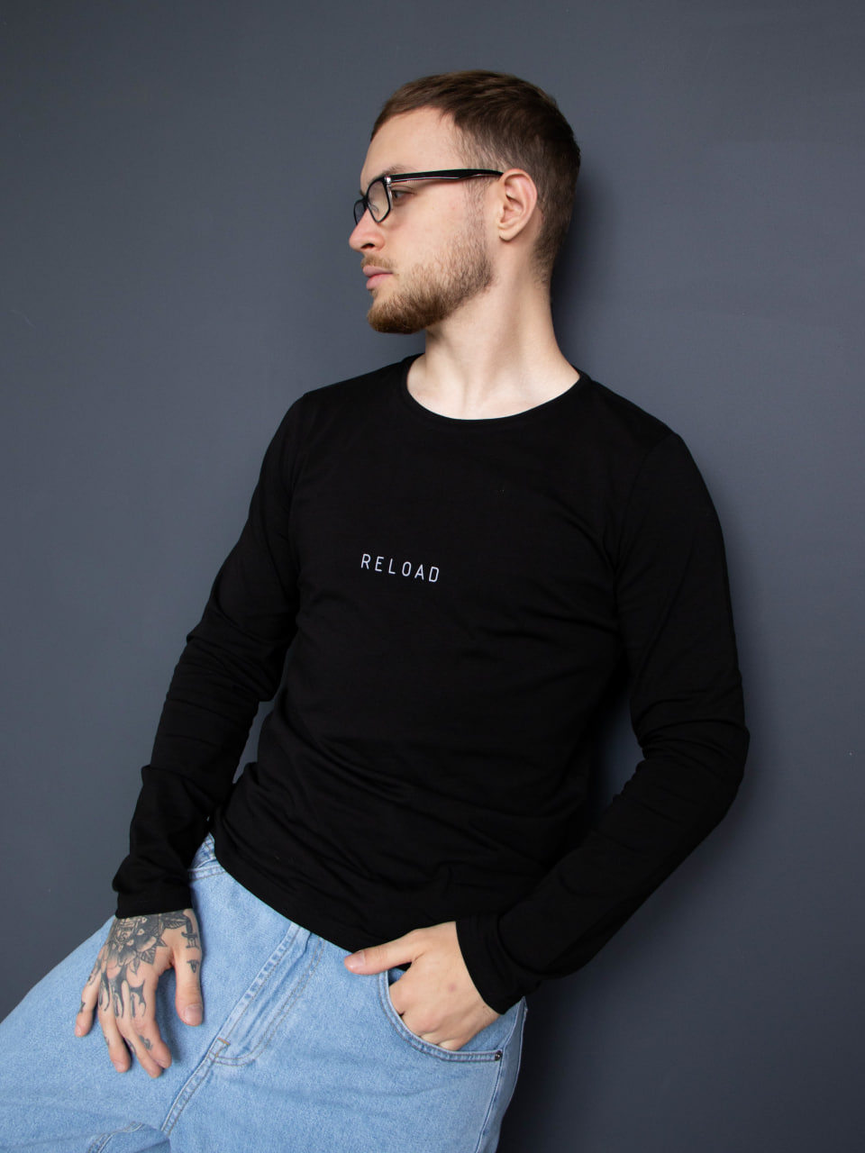 Лонгслив Reload - Rove, черный