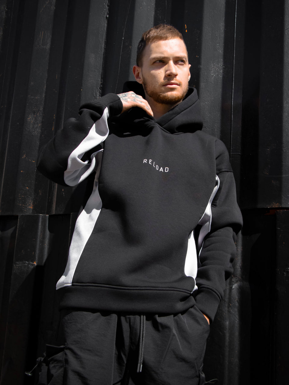 Худи Reload - Blende, светло-серый