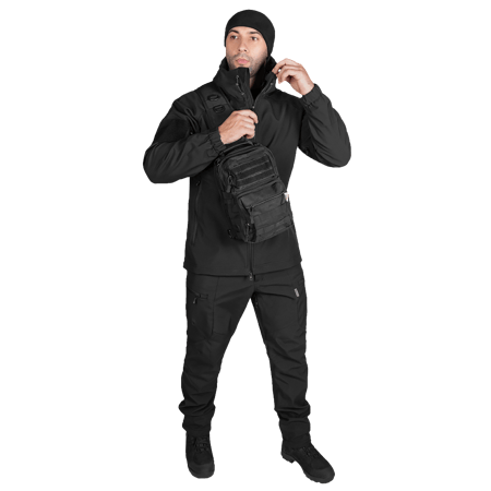 Куртка Camotec Stalker SoftShell Чорний KOMBAT