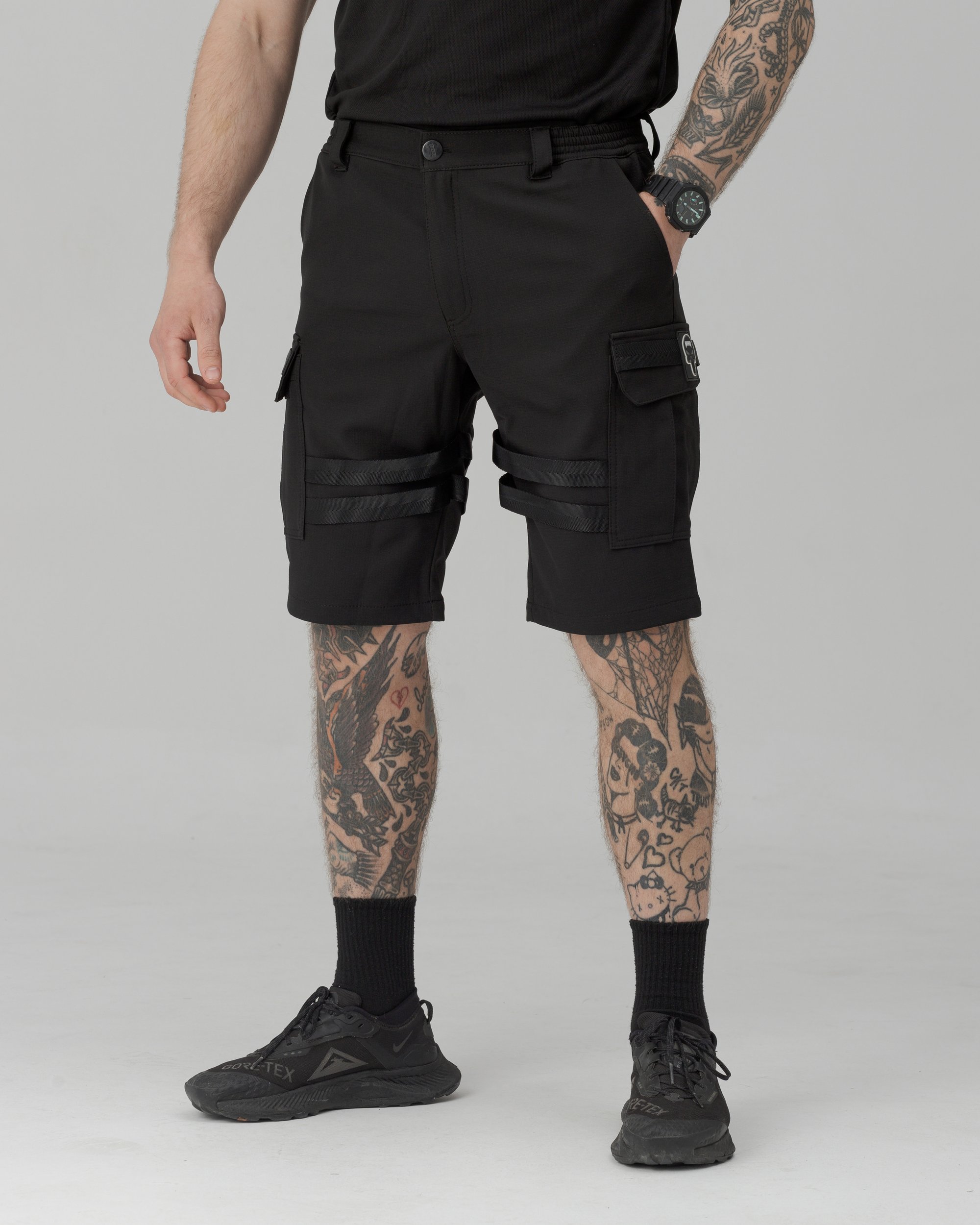 Шорти карго BEZET Aggressive чорний