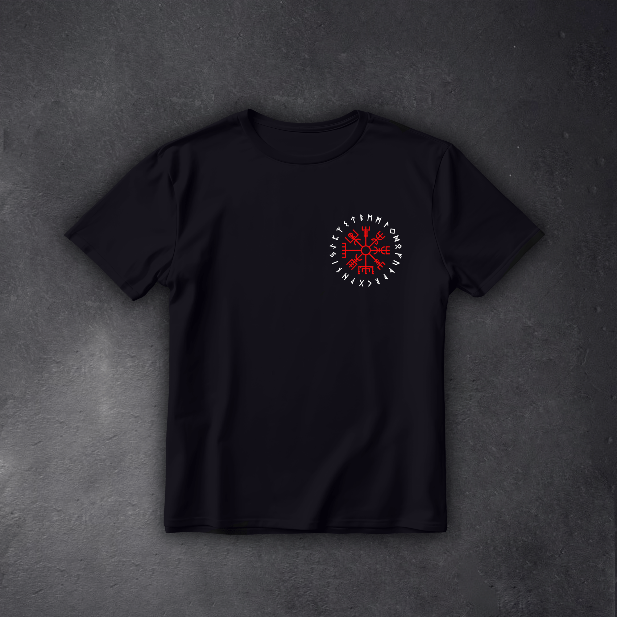 Футболка Agyshjalm ver.4 мужская чорна We feel