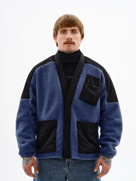 Куртка-кімоно з флісу та нейлону "Такеда", блакитний TURWEAR