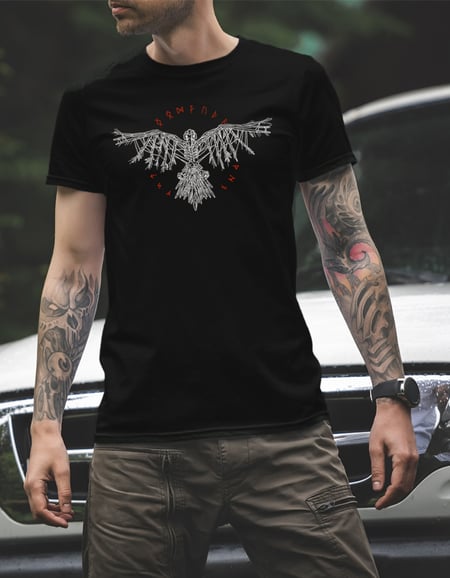 Футболка Raven of Odin чорна We feel