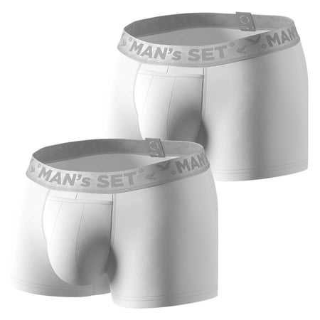 Комплект трусов Classic 1.2 Silver Series, белый, 2шт MansSet