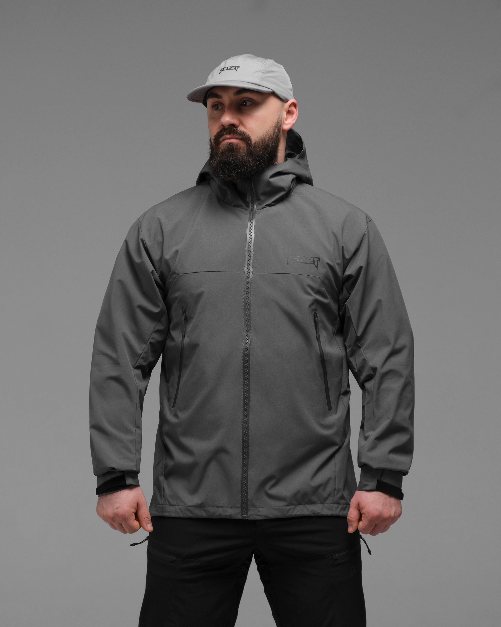 Куртка вітрівка BEZET WindBreaker сірий - Фото 5