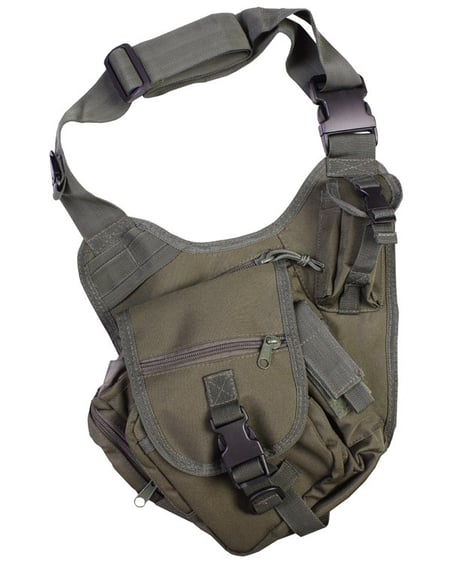 Сумка на плече KOMBAT UK Tactical Shoulder Bag оливковий KOMBAT
