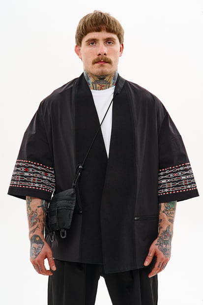 Кімоно оверсайз крою з щільного куліру "Хаторі" TURWEAR
