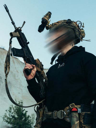 Худі BEZET Fighter чорний - Фото 8