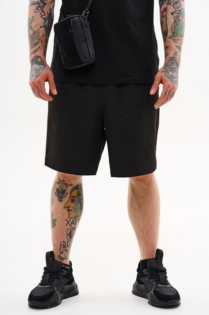 Шорти з нейлону та принтами "Казе" TURWEAR
