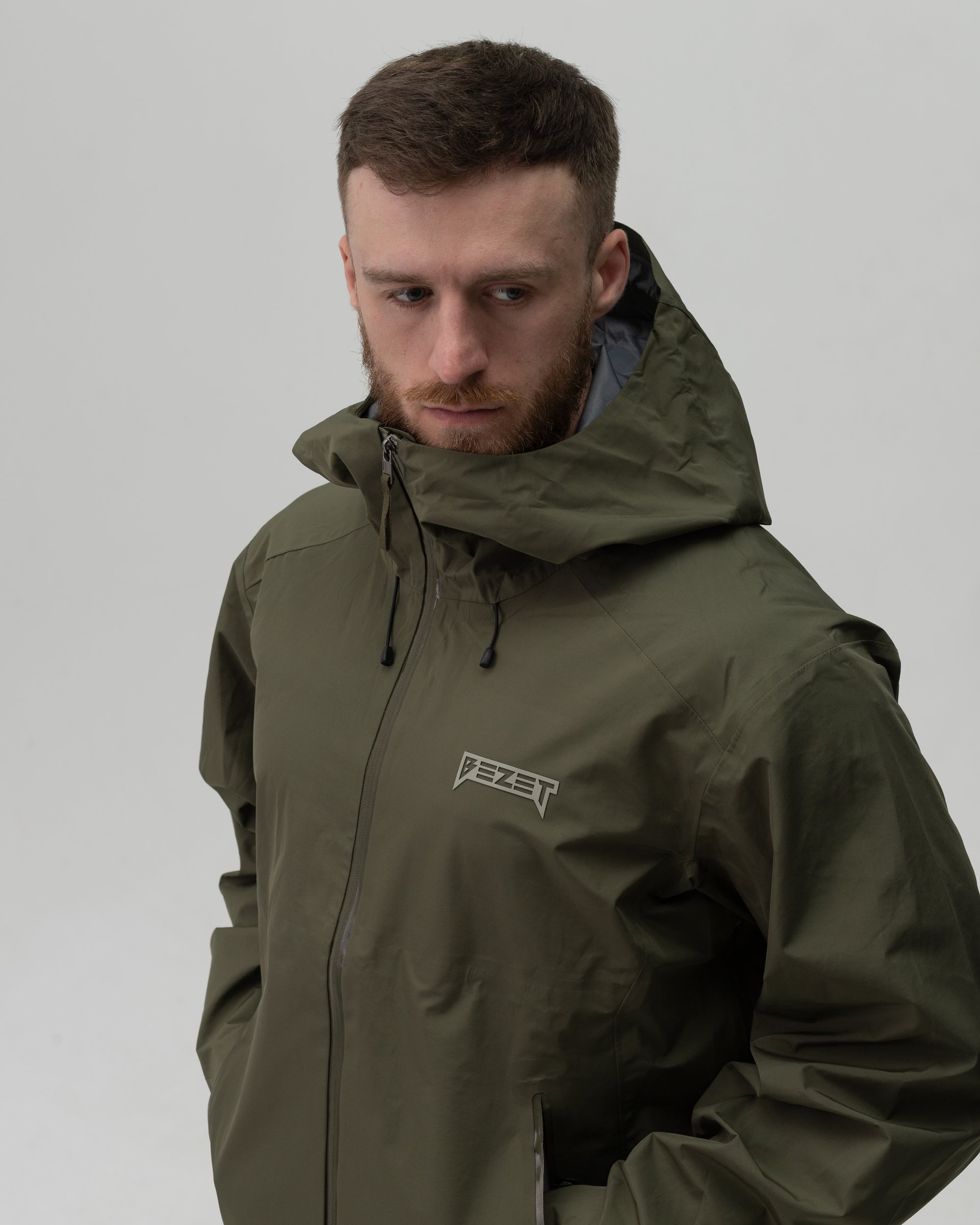 Куртка вітрівка BEZET ShieldTech хакі - Фото 11