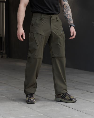 Штани-трансформери BEZET AdventurePro хакі - Фото 27