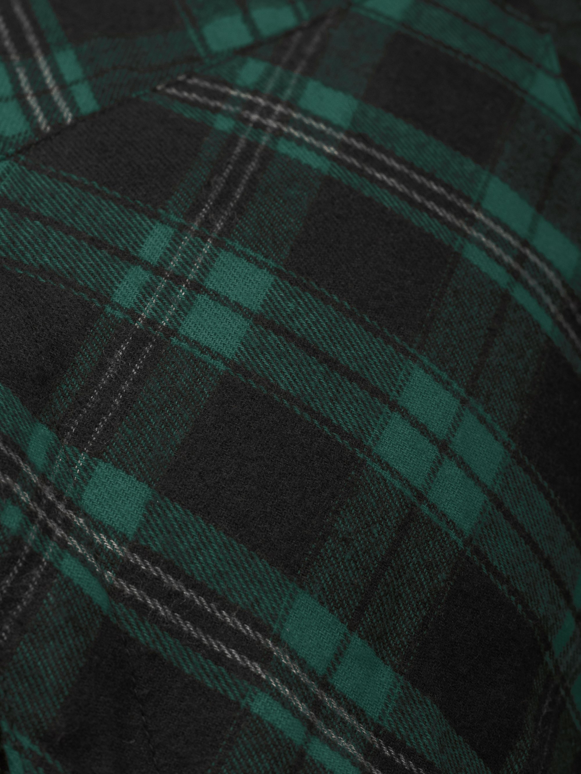 Сорочка фланелева BEZET Defender чорний/зелений - Фото 24