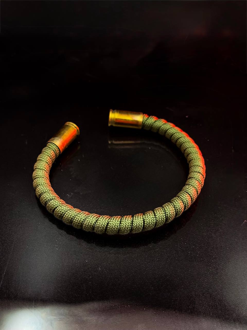 Браслет із паракорду та гільз олива BATART UA