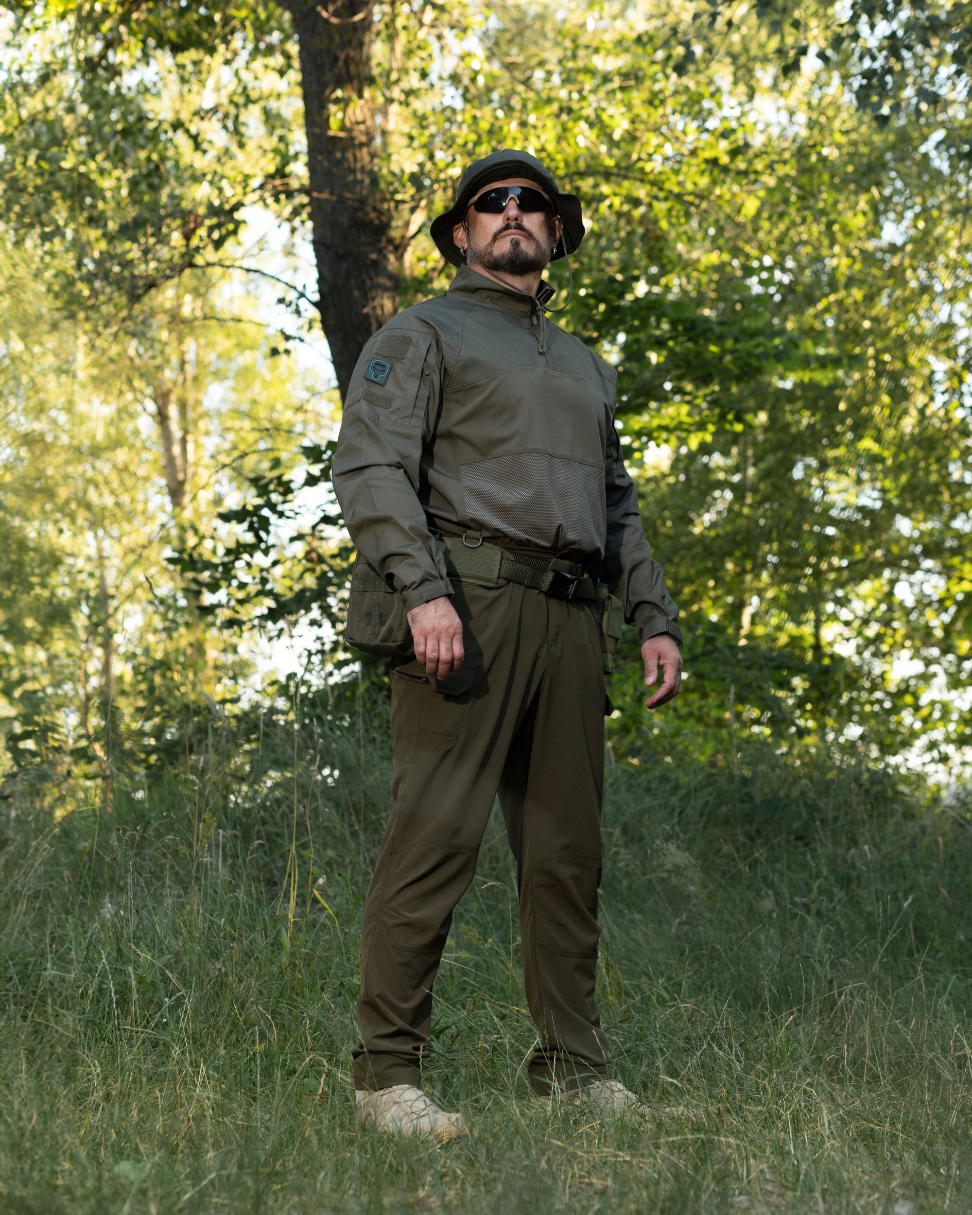 КОМПЛЕКТ (БРЮКИ КАРГО ТАКТИЧНІ BEZET БАЙРАКТАР ХАКІ, СОРОЧКА БОЙОВА BEZET FIGHT 2.0 ХАКІ) - Фото 4