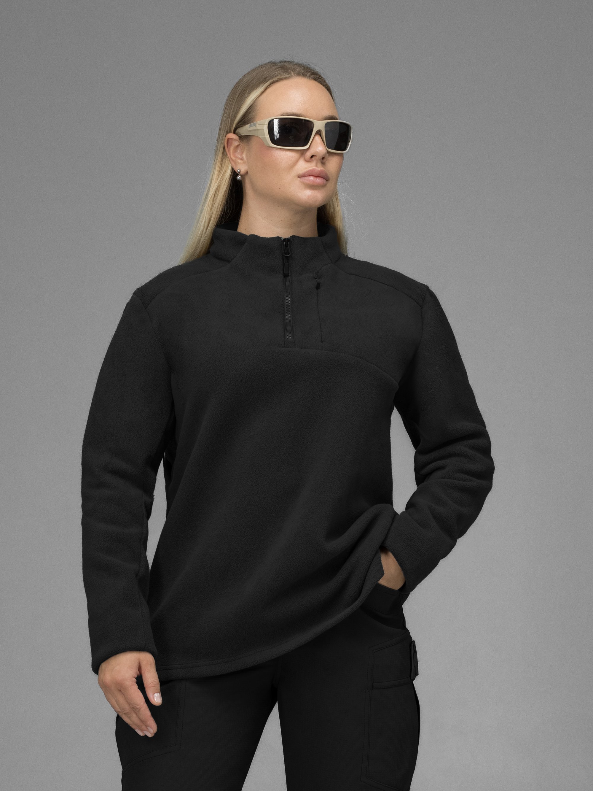 Кофта флісова жіноча BEZET Frostline чорний - Фото 5