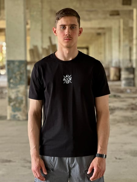 Футболка Travel Style чорна, SHRAPNEL