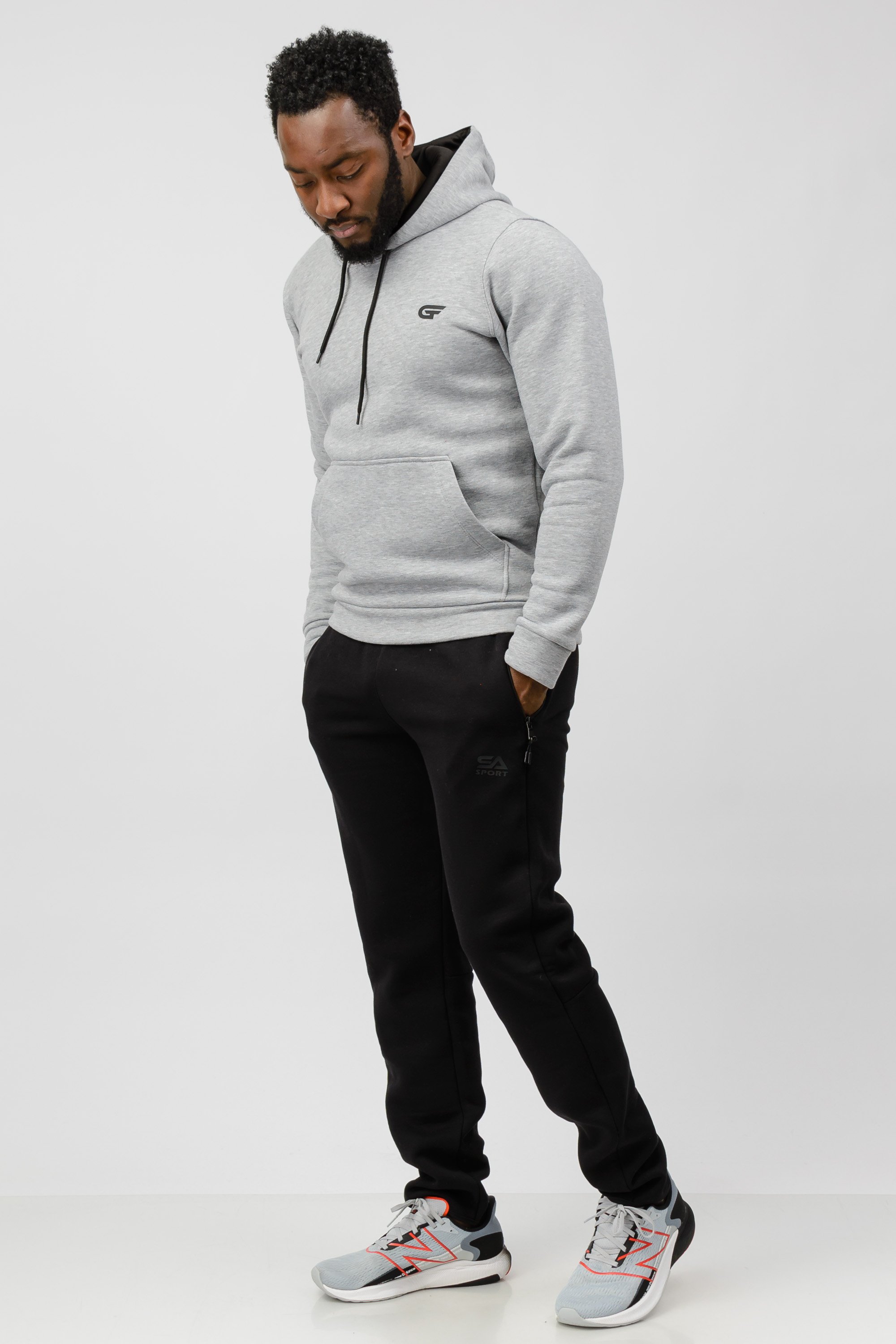 Утеплений спортивний костюмі GFSPORT сірий