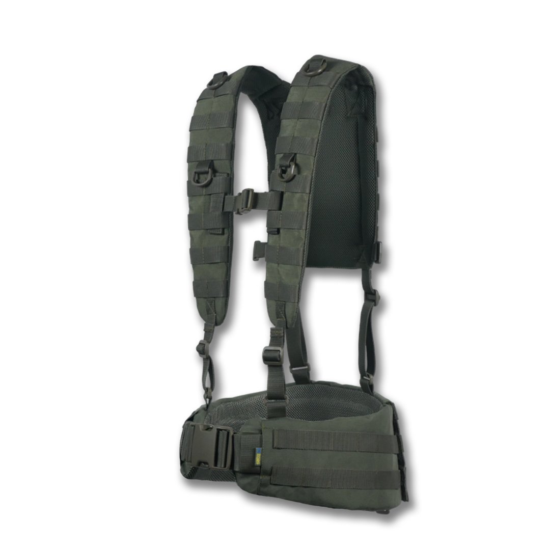 Ременно-плечевая система (РПС) хаки Kiborg R-1 GEN.2 (S) KIBORG