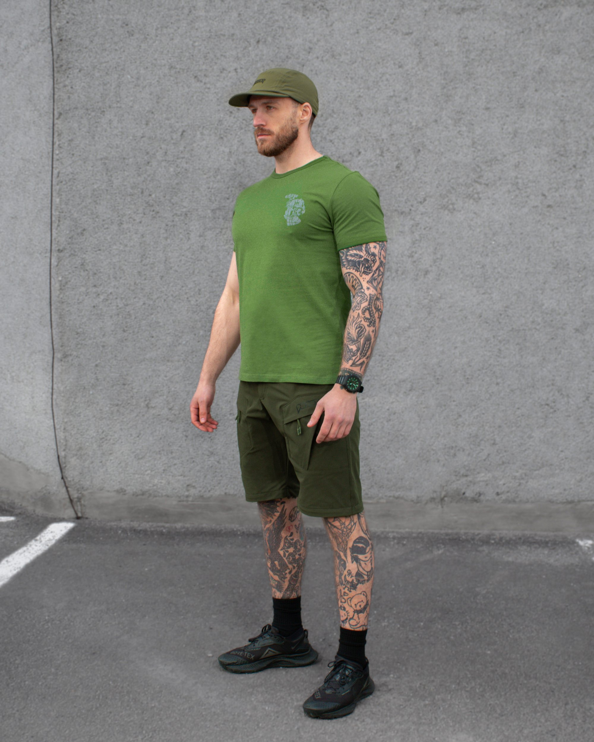 КОМПЛЕКТ ( БЕЙСБОЛКА ТАКТИЧНА BEZET ADVENTURE ХАКІ, ШТАНИ-ТРАНСФОРМЕРИ BEZET ADVENTUREPRO ХАКІ, ФУТБОЛКА BEZET COMMANDO ХАКІ) - Фото 1