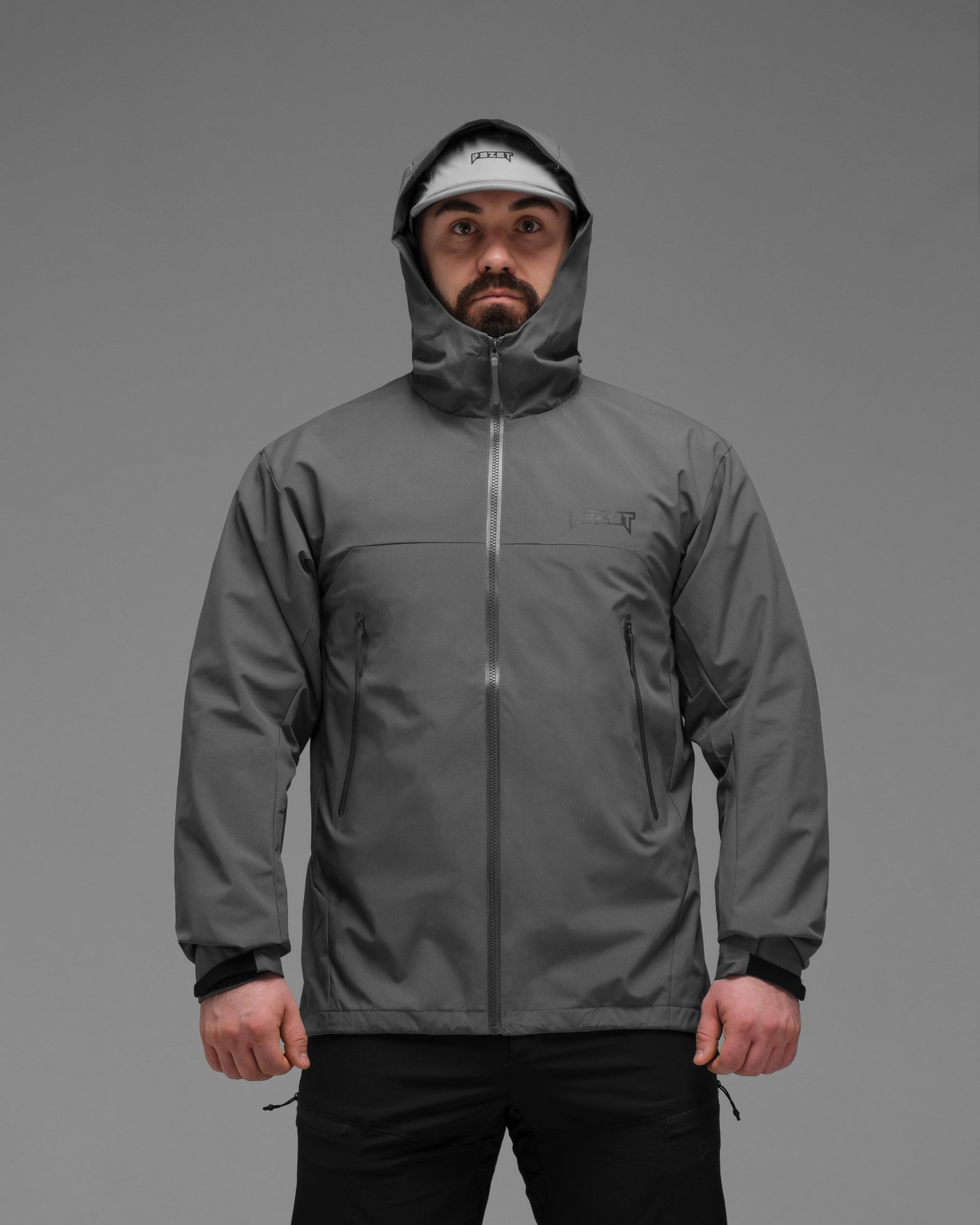 Куртка вітрівка BEZET WindBreaker сірий - Фото 8