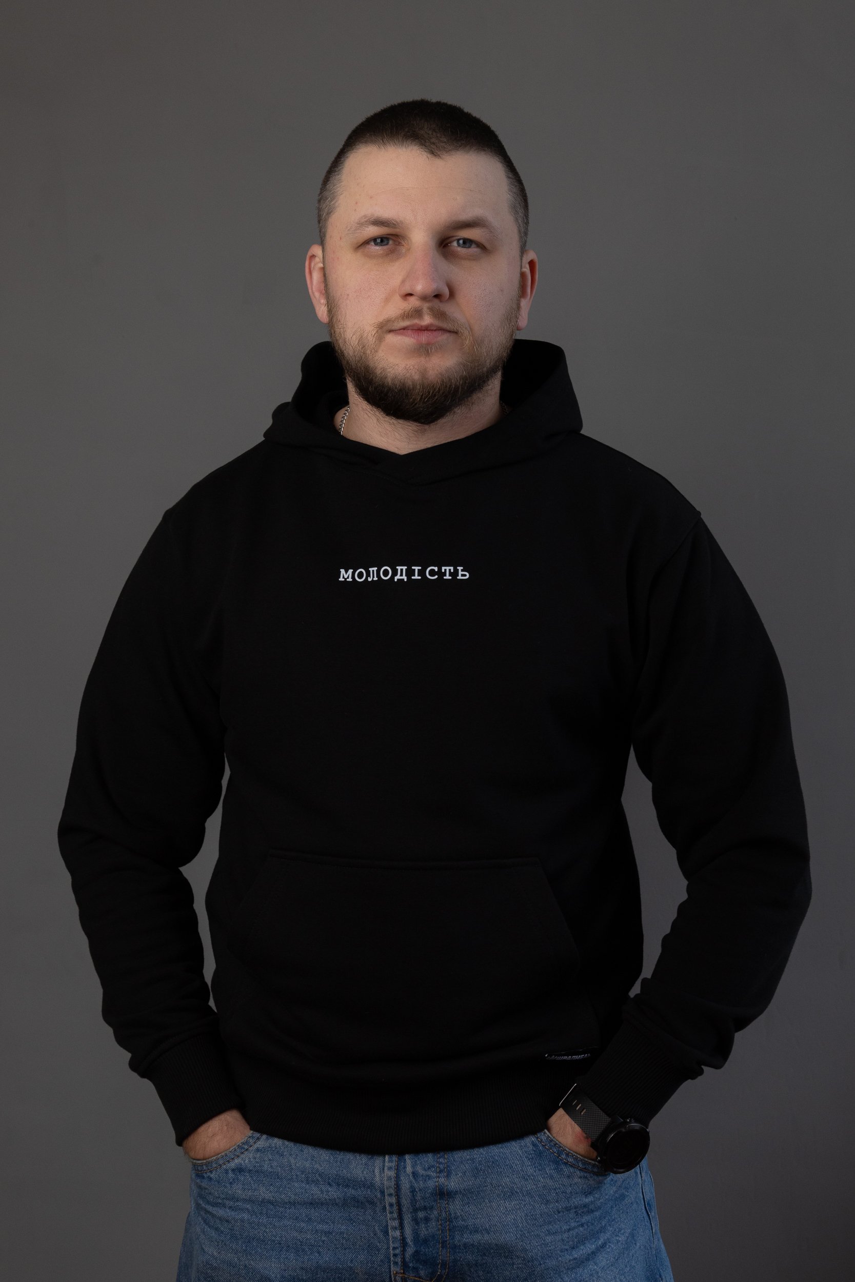 Худі Молодість чорне, Shrapnel