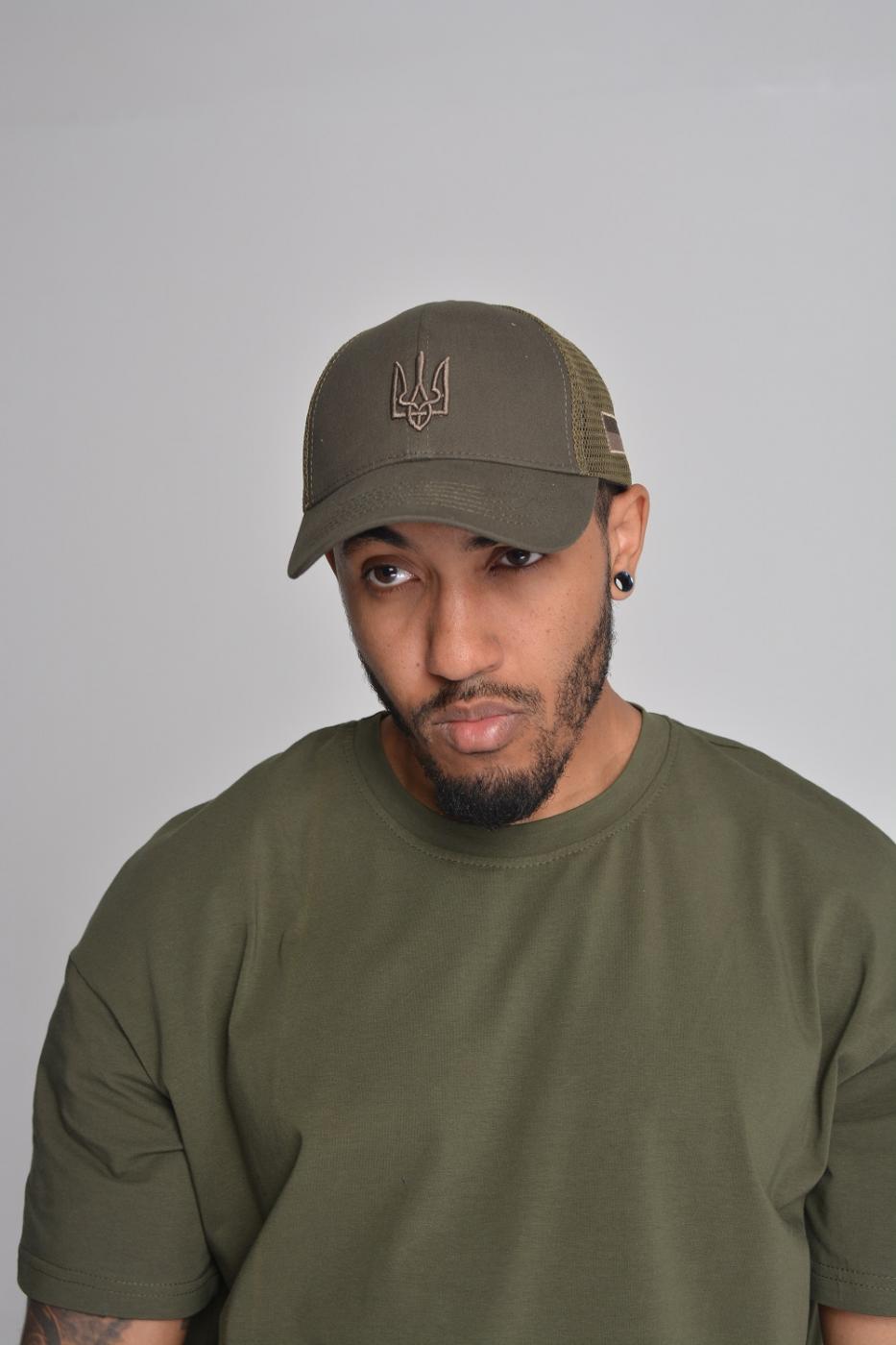Кепка тракер Тризуб хакі