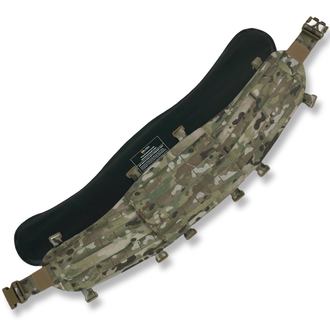 Пояс РПС Militex R-3 GEN.2 Мультикам з балістичним захистом 1 класу — M KIBORG