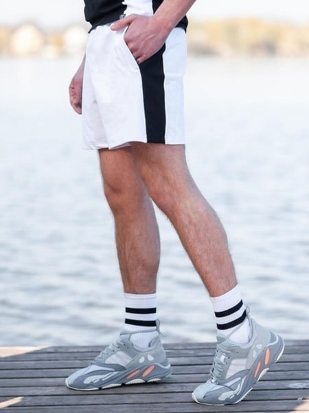 Спортивні шорти BEZET Shark white / black'19