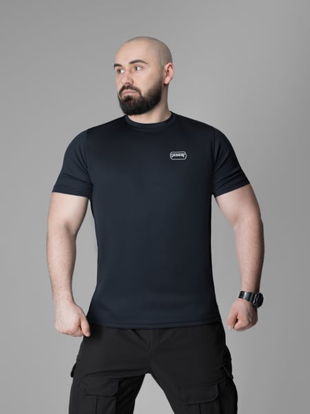 Футболка швидкосохнуча тактична BEZET Basic синій