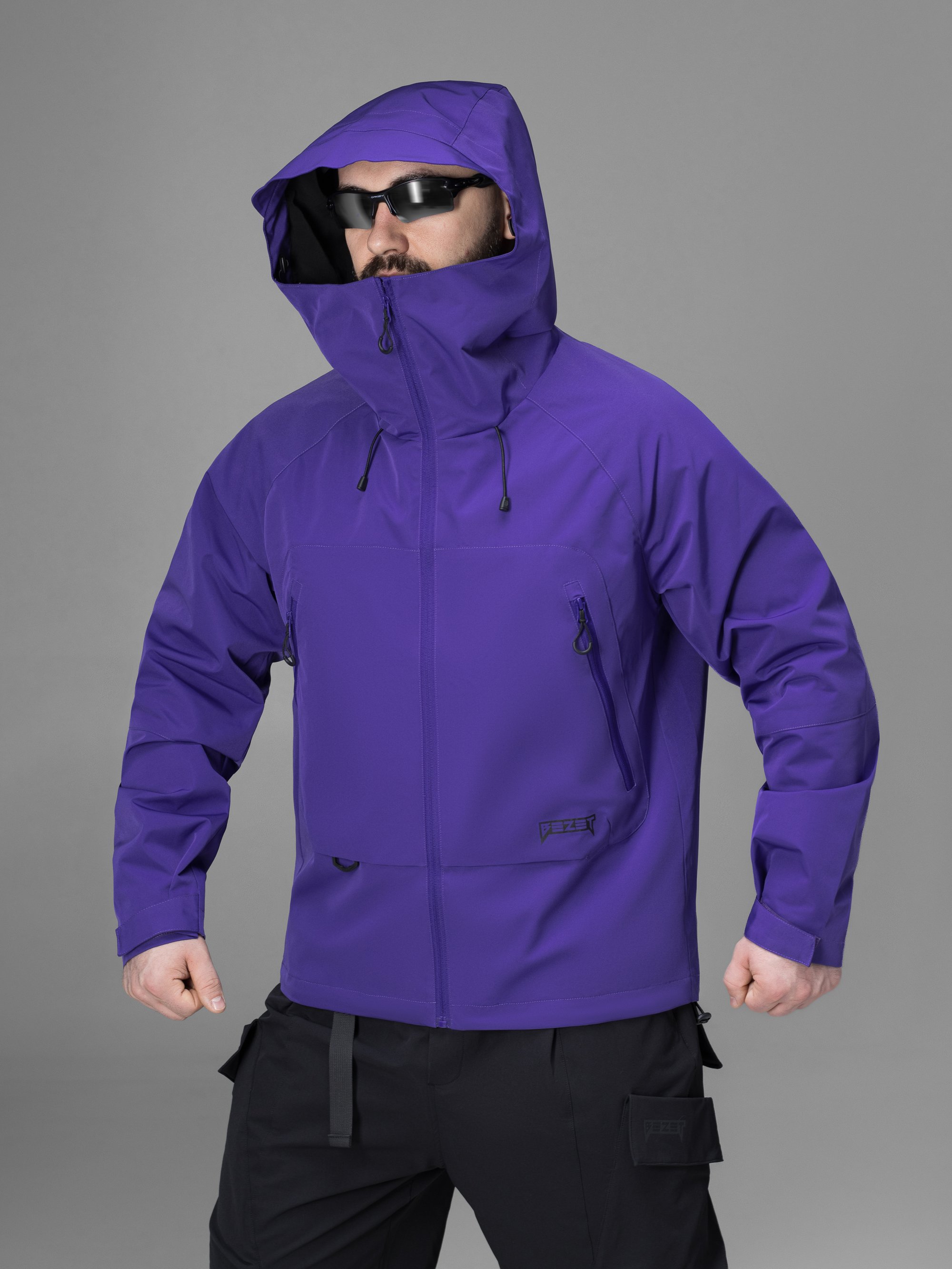 Куртка вітрівка BEZET Trail фіолетовий - Фото 10