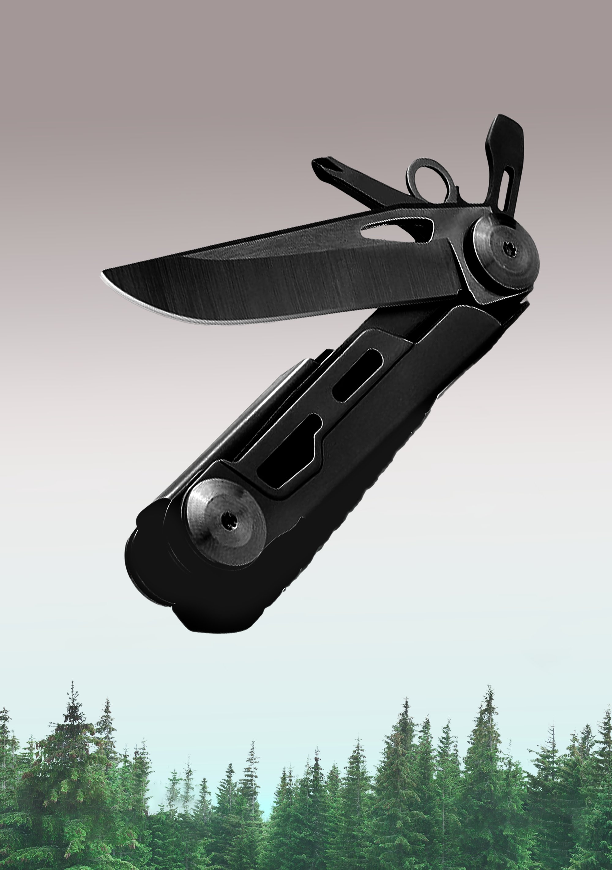 Ніж мультитул BEZET Echo чорний