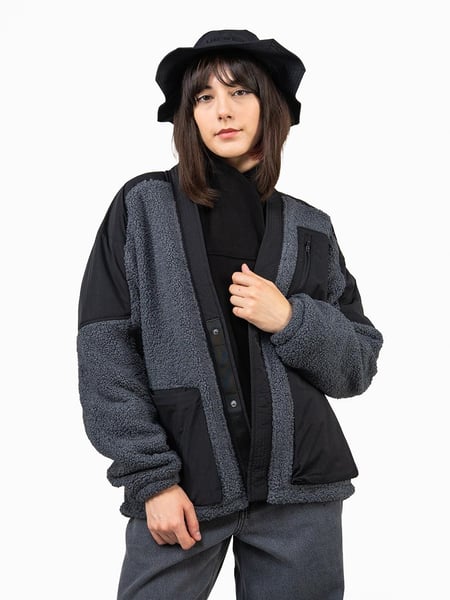 Жіноча куртка-кімоно з флісу та нейлону "Такеда", сірий TURWEAR